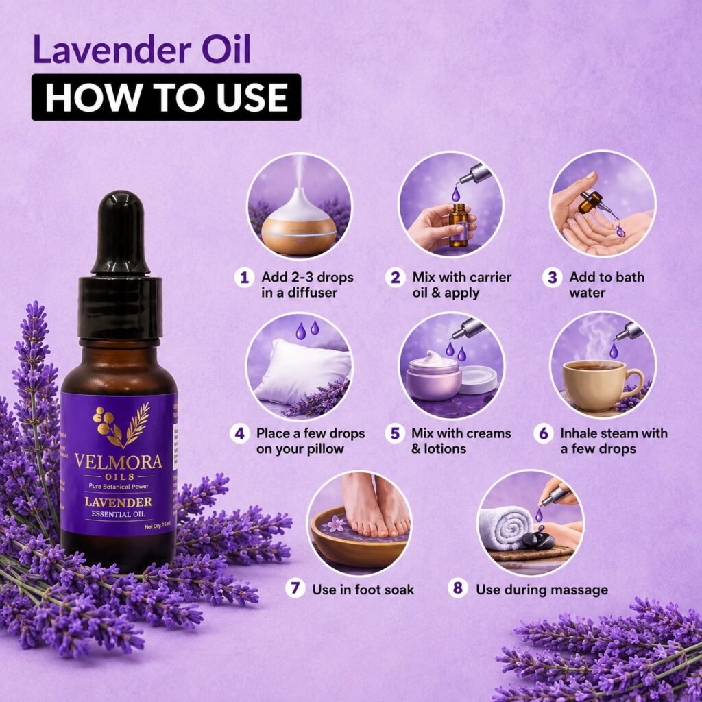 Velmora Lavender Essential Oil