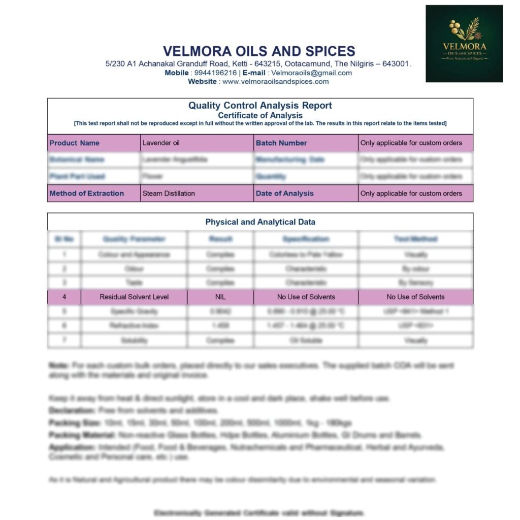 Velmora Lavender Essential Oil
