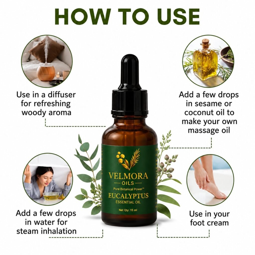 Velmora Eucalyptus Essential Oil